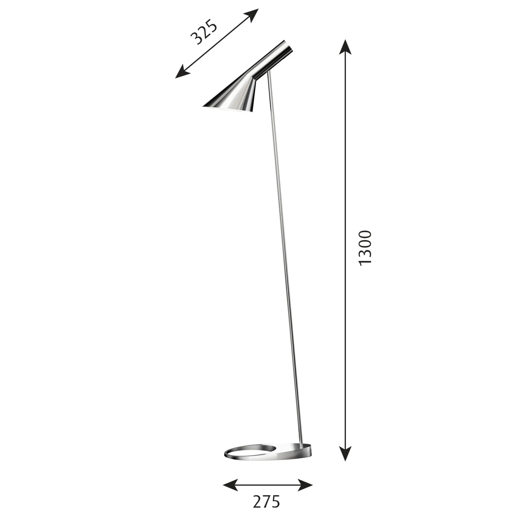 Louis Poulsen AJ Golvlampa – Visningsmodell