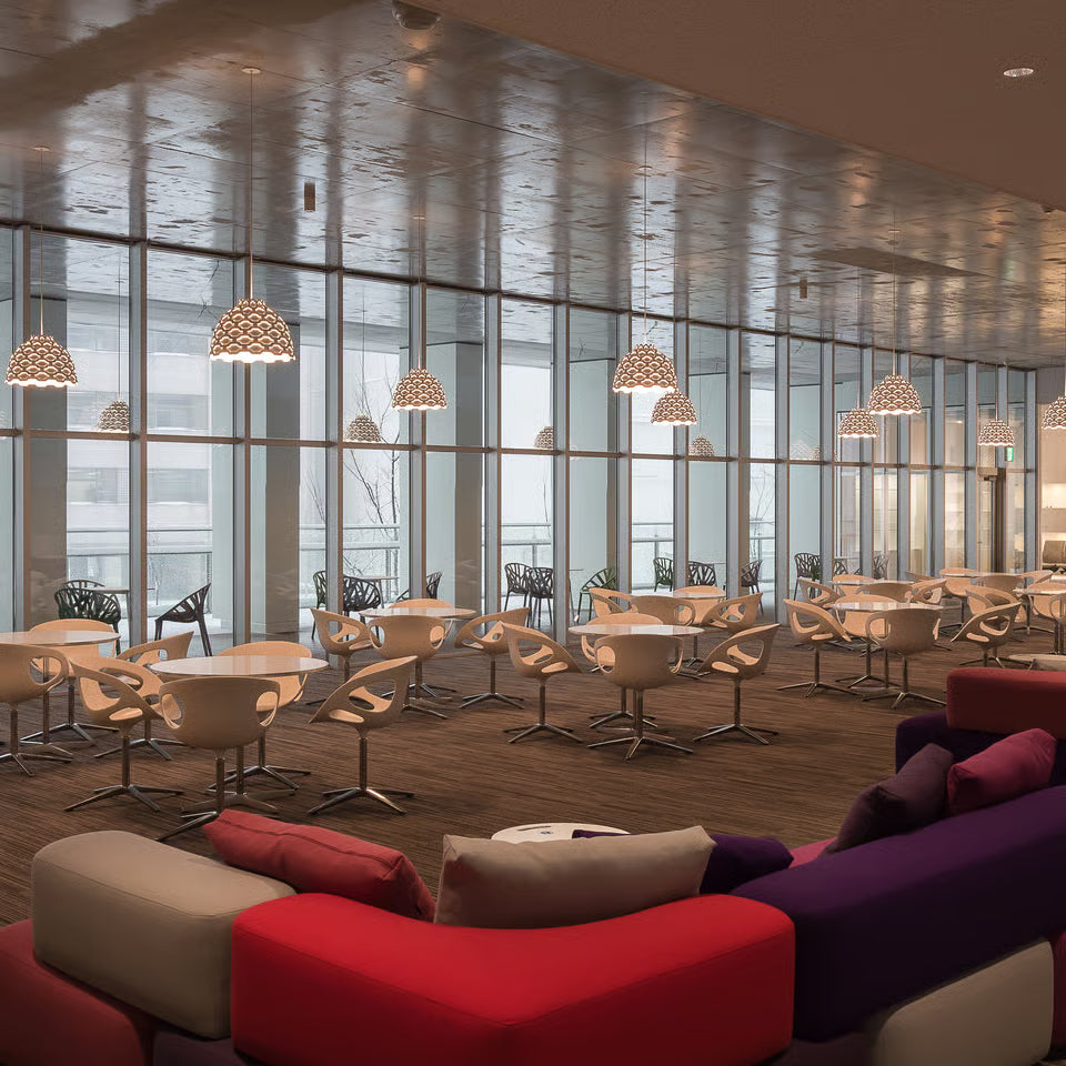 Louis Poulsen LC Shutters pendel Ø44 cm – vit