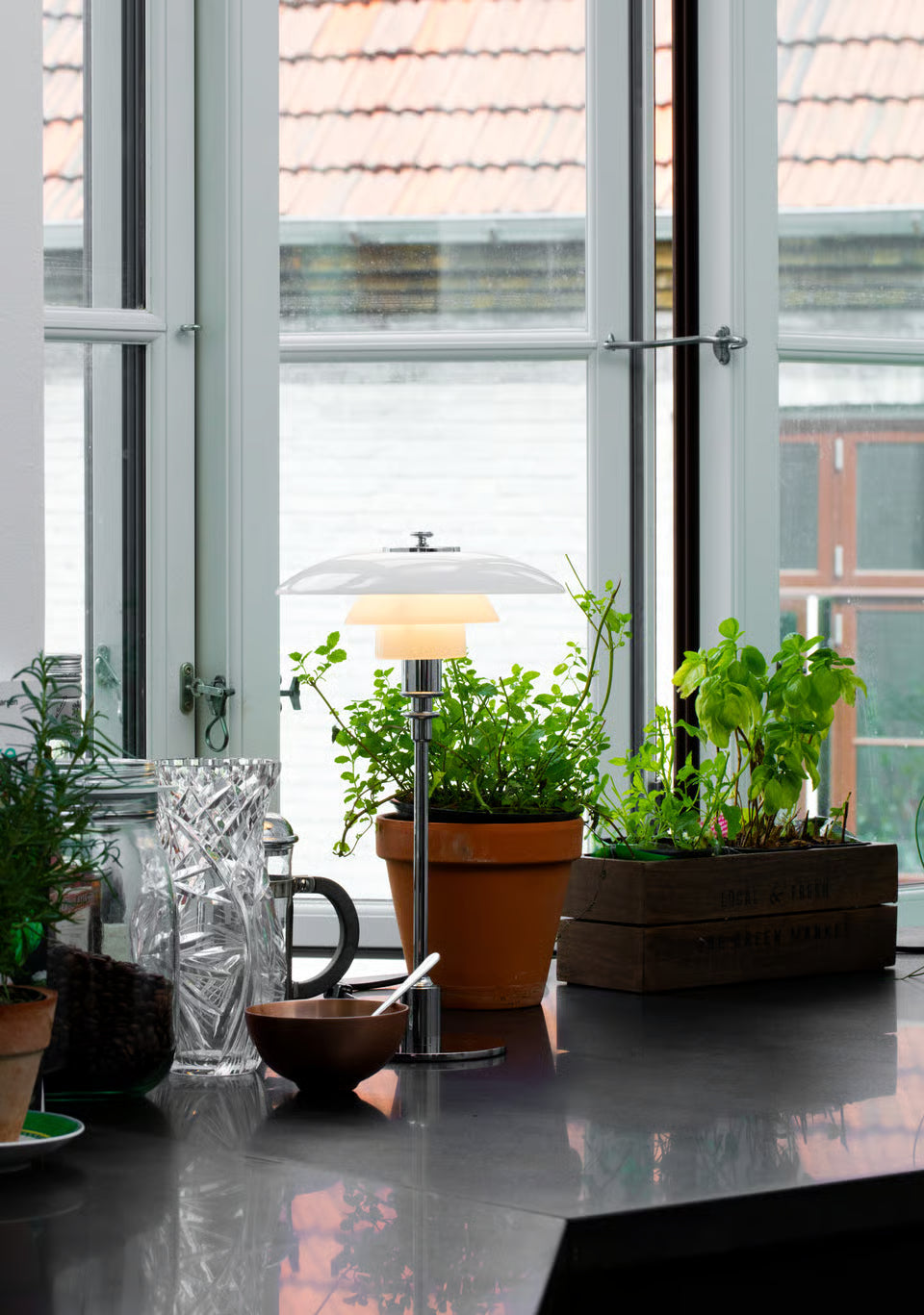 Louis Poulsen PH 2/1 Bordslampa Krom – Visningsmodell