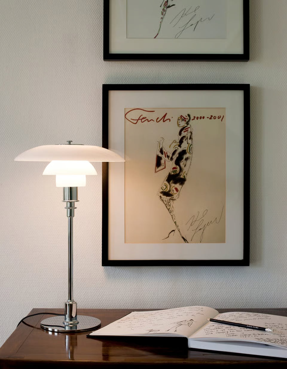 Louis Poulsen PH 3/2 Bordslampa Svart/Opal – Visningsmodell