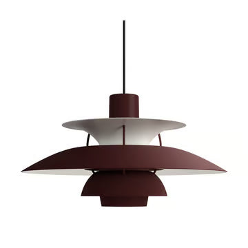 Louis Poulsen PH 5 Pendel Monokrom Merlot – Visningsmodell