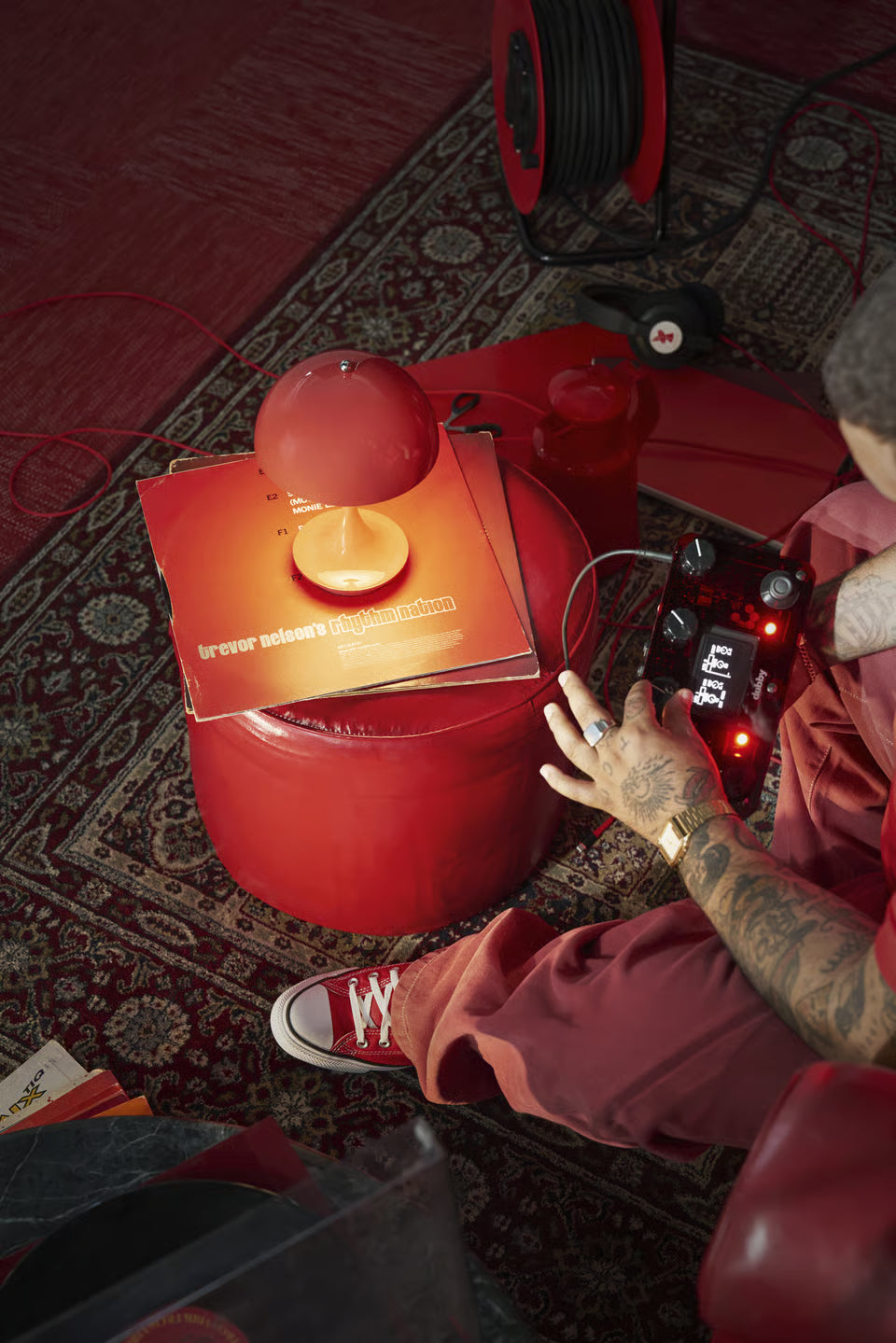 Louis Poulsen Panthella 160 Portable Korallröd – Visningsmodell