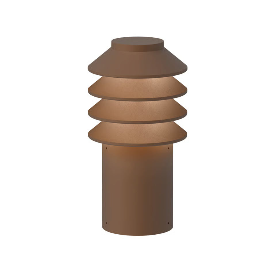 Louis Poulsen Bysted Garden Short Corten Utan Adapter – Visningsmodell